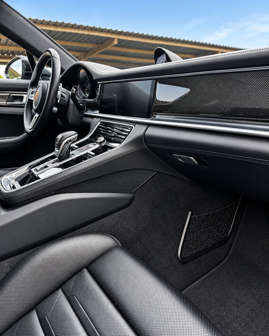 semicarsdspremium-porsche-panamera-turbo-s-e-hybrid-salpicadero-consola-carbono