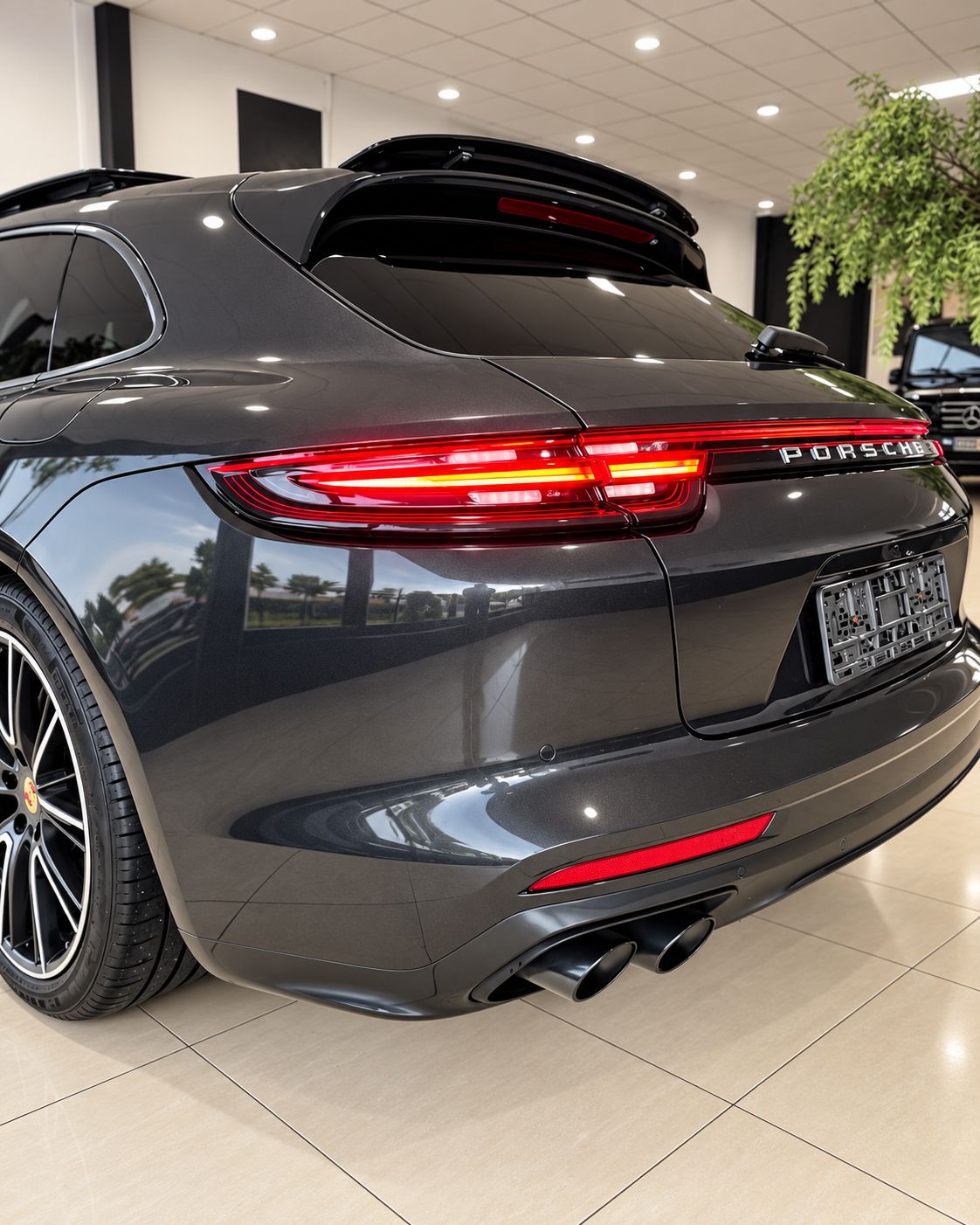 semicarsdspremium-porsche-panamera-turbo-s-e-hybrid-trasera-pilotos-led-encendidos